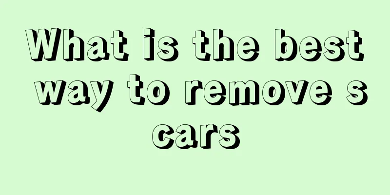 What is the best way to remove scars