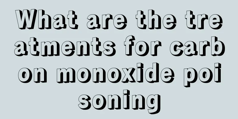 What are the treatments for carbon monoxide poisoning