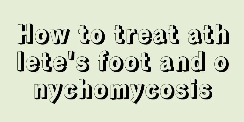 How to treat athlete's foot and onychomycosis