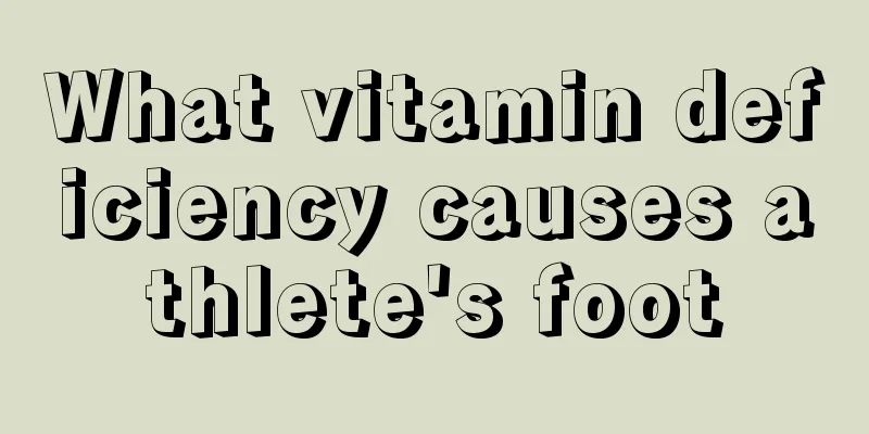 What vitamin deficiency causes athlete's foot