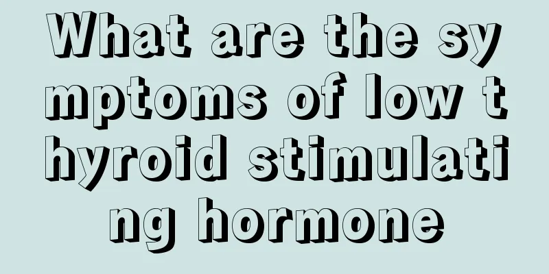 What are the symptoms of low thyroid stimulating hormone