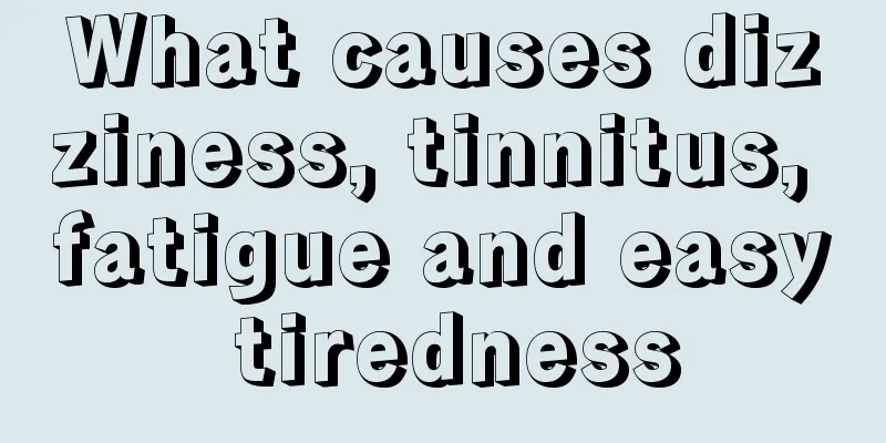 What causes dizziness, tinnitus, fatigue and easy tiredness