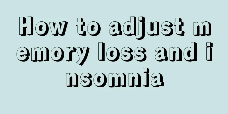 How to adjust memory loss and insomnia