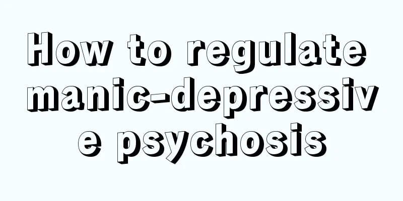 How to regulate manic-depressive psychosis