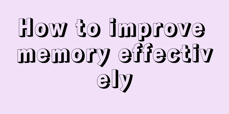 How to improve memory effectively