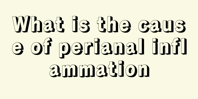 What is the cause of perianal inflammation