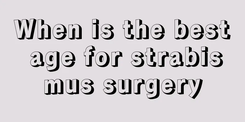 When is the best age for strabismus surgery