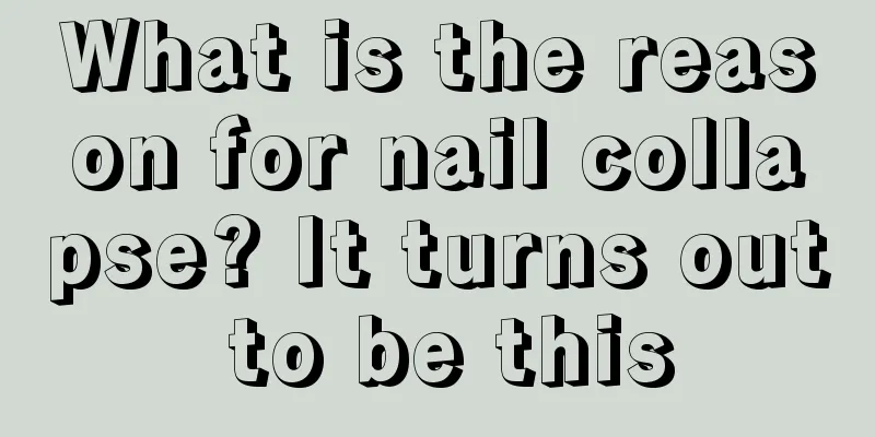 What is the reason for nail collapse? It turns out to be this