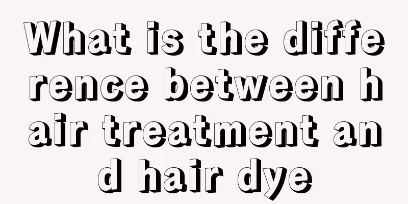 What is the difference between hair treatment and hair dye