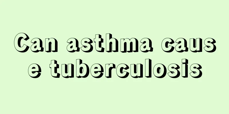 Can asthma cause tuberculosis