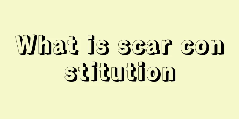 What is scar constitution