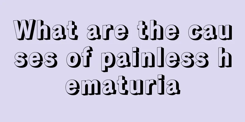 What are the causes of painless hematuria