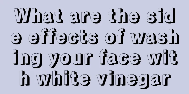 What are the side effects of washing your face with white vinegar
