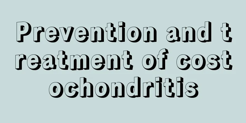 Prevention and treatment of costochondritis