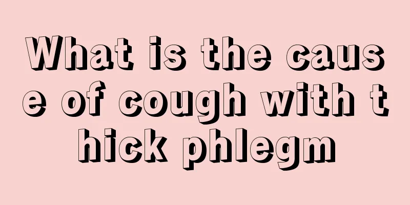 What is the cause of cough with thick phlegm