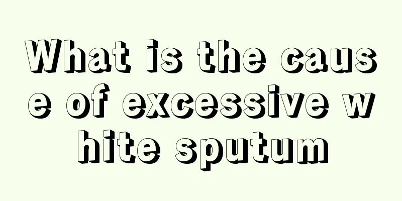 What is the cause of excessive white sputum