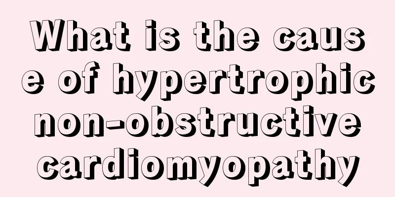 What is the cause of hypertrophic non-obstructive cardiomyopathy