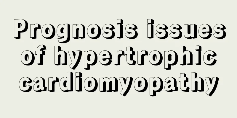 Prognosis issues of hypertrophic cardiomyopathy