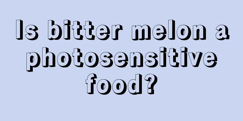 Is bitter melon a photosensitive food?