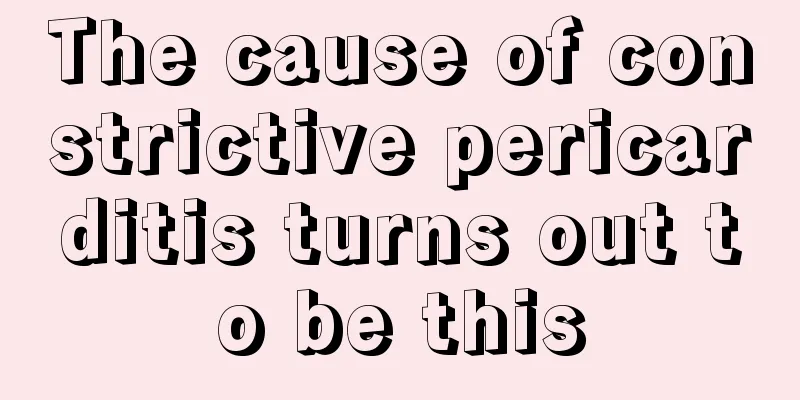 The cause of constrictive pericarditis turns out to be this