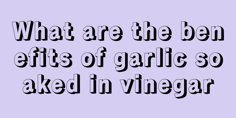 What are the benefits of garlic soaked in vinegar