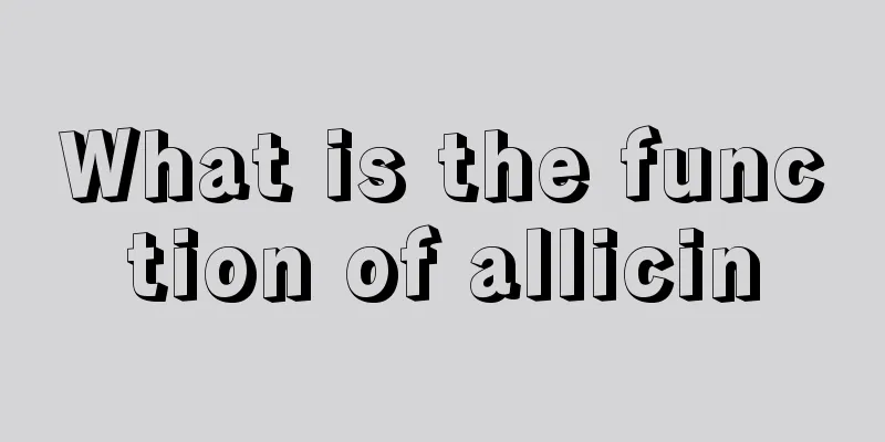 What is the function of allicin