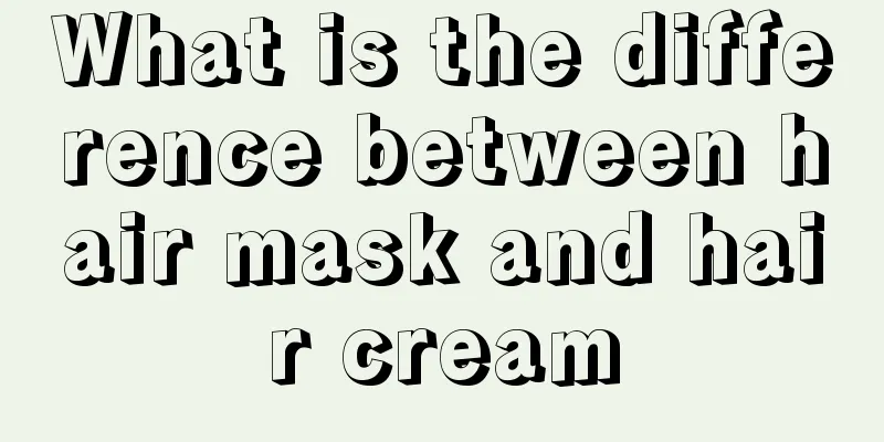 What is the difference between hair mask and hair cream