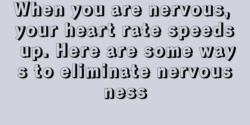 When you are nervous, your heart rate speeds up. Here are some ways to eliminate nervousness