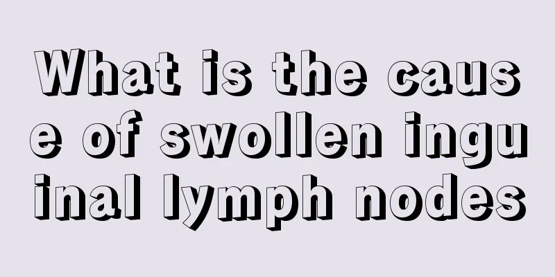 What is the cause of swollen inguinal lymph nodes