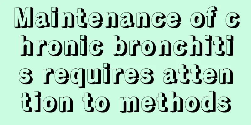 Maintenance of chronic bronchitis requires attention to methods