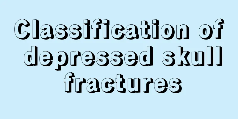 Classification of depressed skull fractures