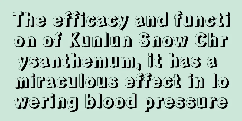 The efficacy and function of Kunlun Snow Chrysanthemum, it has a miraculous effect in lowering blood pressure