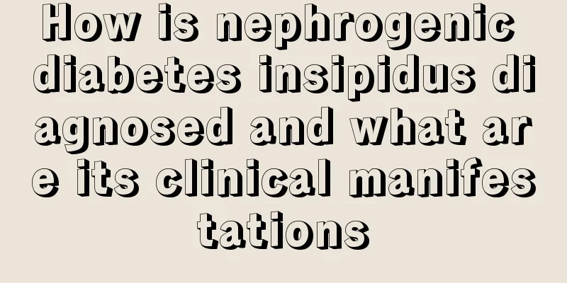How is nephrogenic diabetes insipidus diagnosed and what are its clinical manifestations
