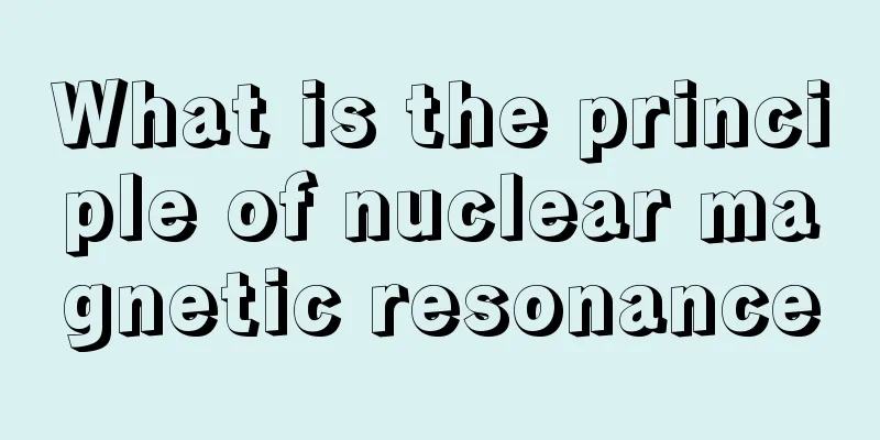 What is the principle of nuclear magnetic resonance