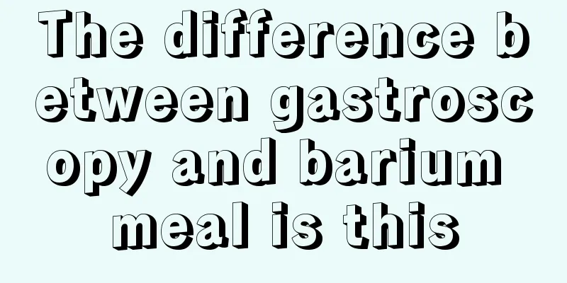 The difference between gastroscopy and barium meal is this