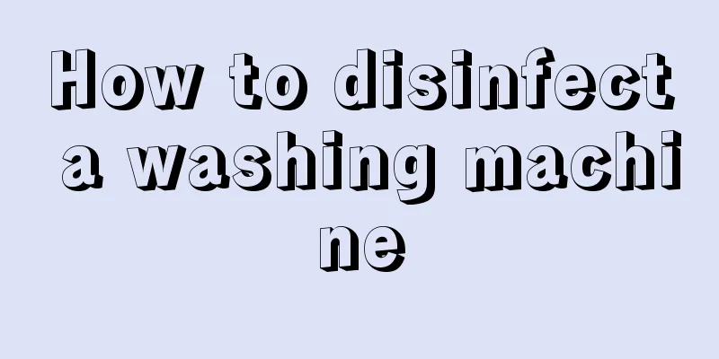 How to disinfect a washing machine