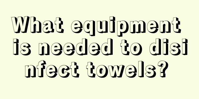 What equipment is needed to disinfect towels? 