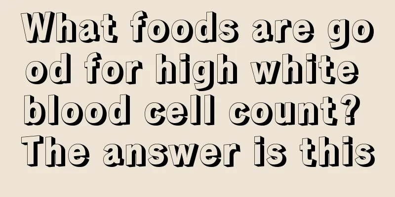 What foods are good for high white blood cell count? The answer is this