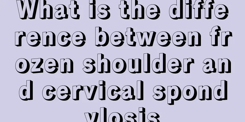 What is the difference between frozen shoulder and cervical spondylosis