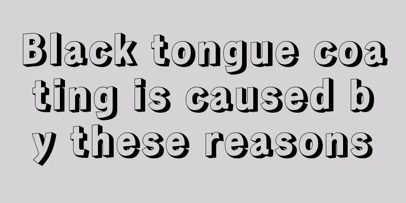 Black tongue coating is caused by these reasons
