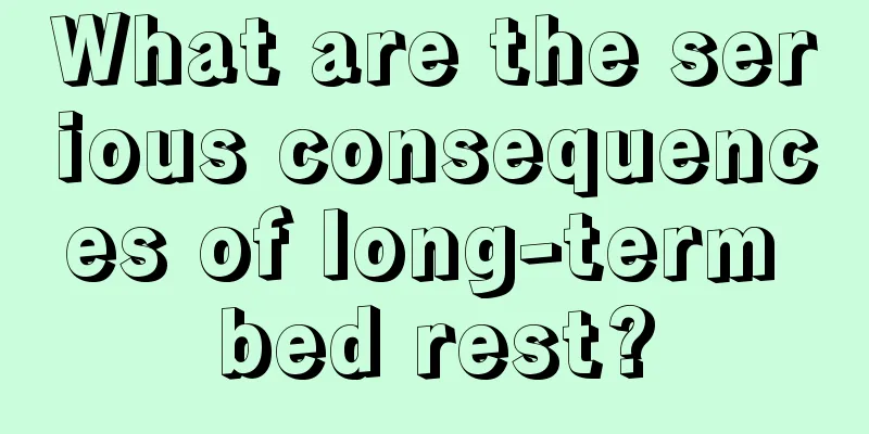What are the serious consequences of long-term bed rest?