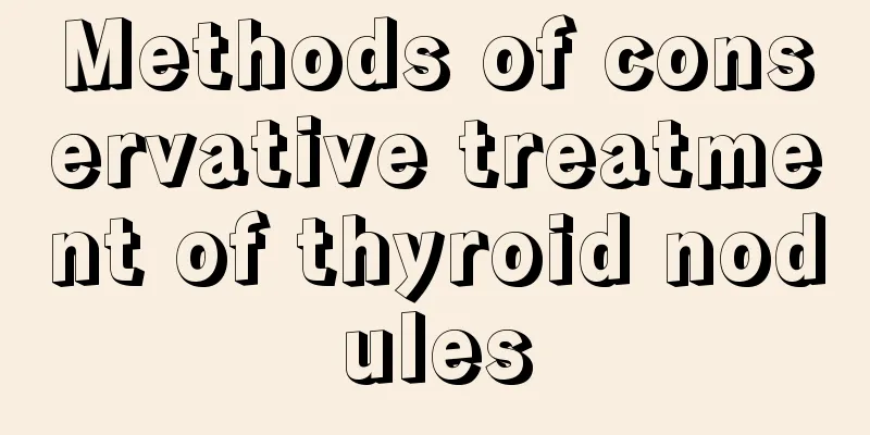 Methods of conservative treatment of thyroid nodules