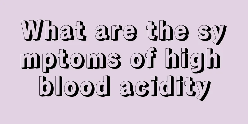 What are the symptoms of high blood acidity