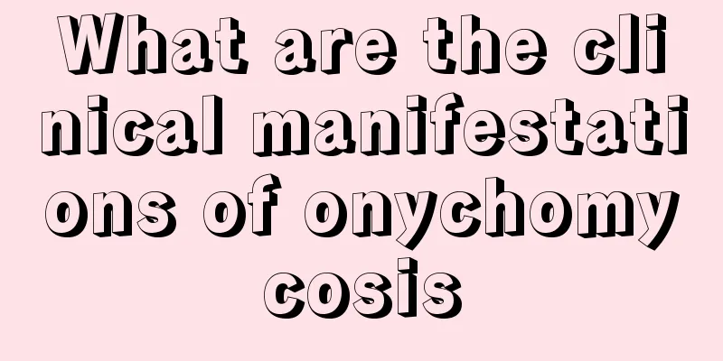 What are the clinical manifestations of onychomycosis