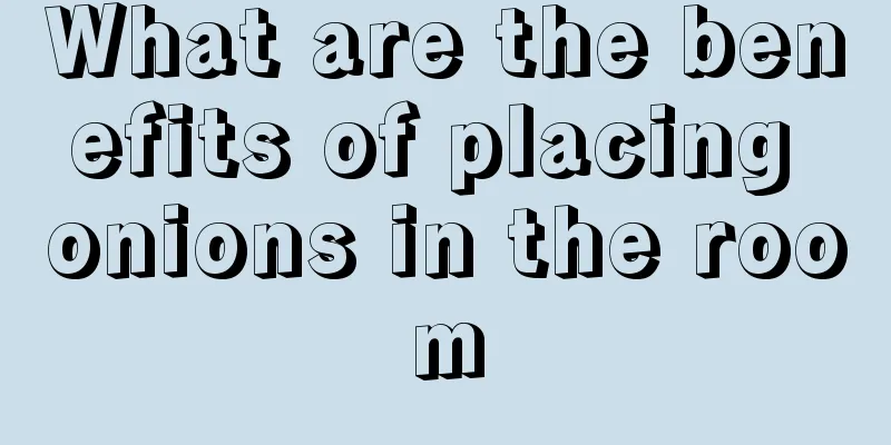 What are the benefits of placing onions in the room