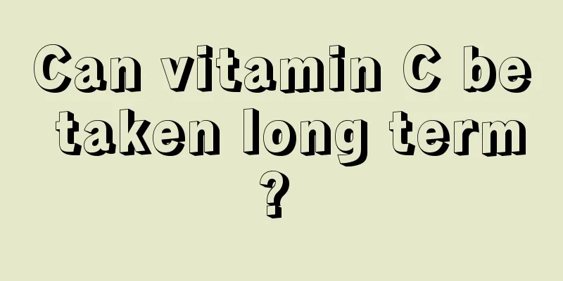 Can vitamin C be taken long term? 
