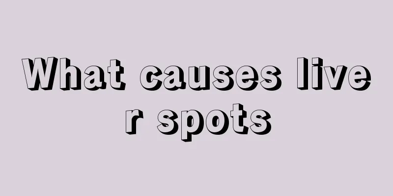 What causes liver spots