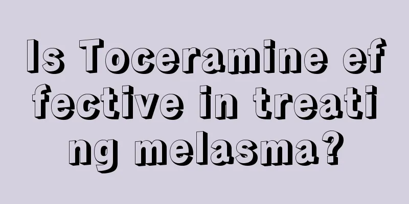 Is Toceramine effective in treating melasma?
