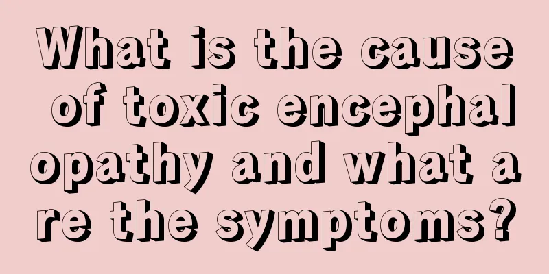 What is the cause of toxic encephalopathy and what are the symptoms?
