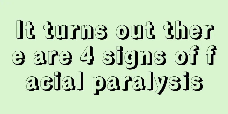 It turns out there are 4 signs of facial paralysis